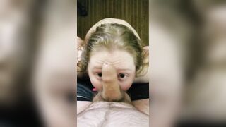 Teen Sucks Ramrod on Camera for the first Time