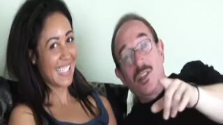 Anal debutante plowed by aged dude