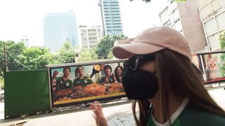 Amateur INFLUENCER with FAN FOR MONEY in the BOX vs MEXICO!! Cumming Inside Her Pussy at the World Cup!!