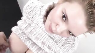 Big Titted MILF Form France Got Cum All Over Her Face