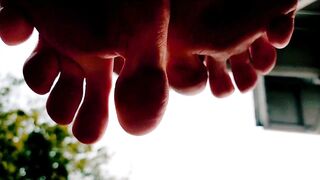 Trans Male's Big Immodest Feet Worship Solo