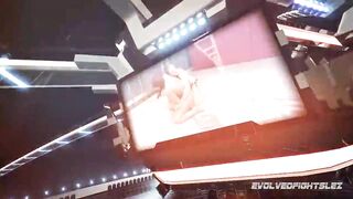 Ryan Keely wrestling Ariel X with rough sex pussy eating