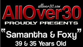 lesbian milfs: samantha and foxy