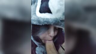 Giving Him Moist BJ