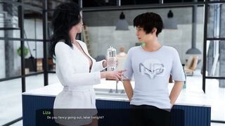 41 - Milfy City - v0.6e - Part 41 - My concupiscent auntie want to fuck me in her kitchen (dubbing)