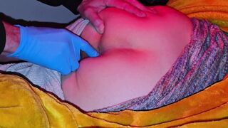 My personal gynecologist checks my pussy and anal sphincter