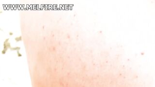 Black Widow hot redhead with butt-plug - Mel Fire
