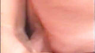 Busty golden-haired gets her booty pounded in her black lingerie