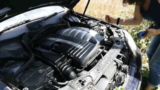 starting an abandended car after 8 months watch the wasps