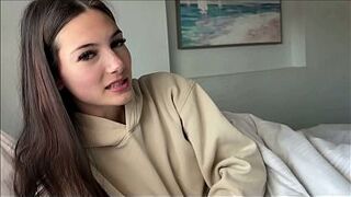 Staying Home with Hot Brunette Step Sister - FamilyTherapy