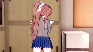 Monika is in SERIUS love with you (3D Ecchi) (Doki Doki Literature Club!)