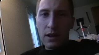 Masturbating My Dong to a Big Cum Shot at Home