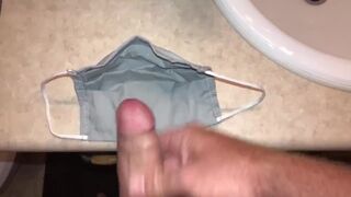 Cumming on this mask for a second time now without washing it, next time I’ll enjoy wearing it