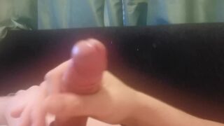 Big wang jack off with Fleshlight and cums on the camera