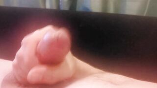 Big wang jack off with Fleshlight and cums on the camera