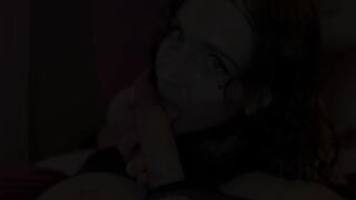 POV: Nice-looking Transsexual Aura Duvall Deepthroats Your Big Cock