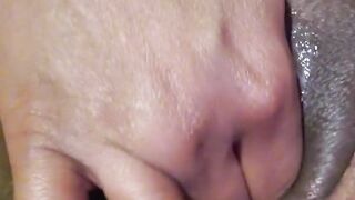Ebony clit rub Part One