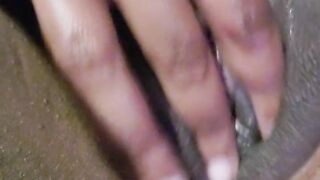 Ebony clit rub Part One