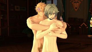 Varka x Lohen - Genshin Impact Yaoi R34 Animation