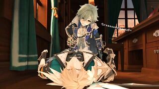 Varka x Lohen - Genshin Impact Yaoi R34 Animation