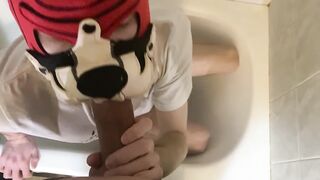 I piddled on a slut and fucked her in the mouth with a big wang
