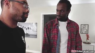 After Katrina Marie found out that both her bf and his roommate were screwing her shes not gonna leave until this hottie's double pussy fucked by the bbcs