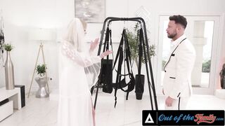 OUT OF THE FAMILY - Bride Lexi Lore Gets Banged In Sex Swing By Groom In Law On Wedding Day