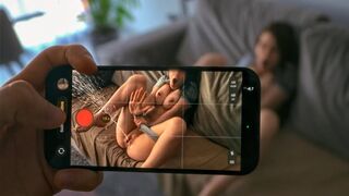 She tried to hide It...but I Caught her, curious roommate POV
