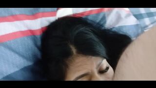 Asian Amateur MILF Deep Throat Fellatio and Cum in Mouth