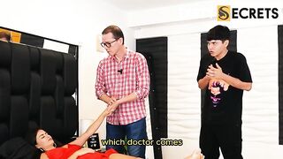 I BANG THE HOT DOCTOR BEHIND MY HUSBAND AND MY STEPSON LOVER'S BACK.