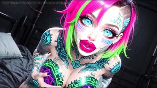 Cute Sexy Talk and Titties, Ai Animation