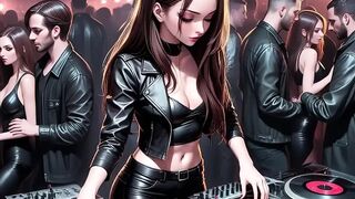 Hentai Hawt DJ Synthwave Retrowave Electro AI