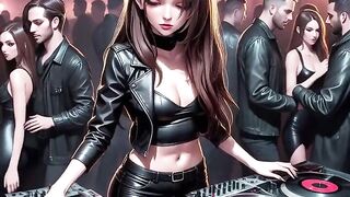 Hentai Hawt DJ Synthwave Retrowave Electro AI