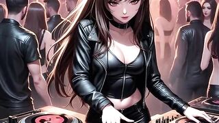 Hentai Hawt DJ Synthwave Retrowave Electro AI