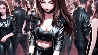 Hentai Hawt DJ Synthwave Retrowave Electro AI