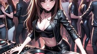 Hentai Hawt DJ Synthwave Retrowave Electro AI