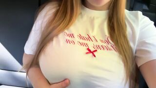 Corpulent curvy big natural titties masturbating and orgasm