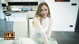 ItsPOV - Lewd golden-haired MILF Polina Maxima screws around on her husband