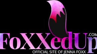 Jenna Foxx Christmas holiday twat teasing!
