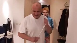 Short-haired Redhead Is Taken by Many Men