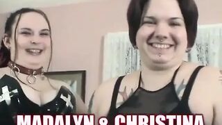 Madalyn fucks obese floozy Christina