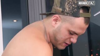 Tattooed Black Lalin beauty Rides Cowgirl Then Gets Wrecked From Behind