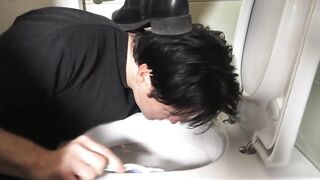 Toilet Slave for Youg Brat Gals