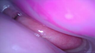 Camera in Twat cumming, cervix pulsating, orgasm contractions, gfe raw talk, bts - Masturbate with me Ep 1 Part 5
