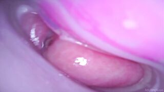 Camera in Twat cumming, cervix pulsating, orgasm contractions, gfe raw talk, bts - Masturbate with me Ep 1 Part 5