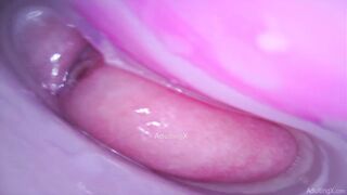 Camera in Twat cumming, cervix pulsating, orgasm contractions, gfe raw talk, bts - Masturbate with me Ep 1 Part 5