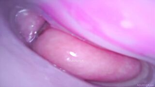Camera in Twat cumming, cervix pulsating, orgasm contractions, gfe raw talk, bts - Masturbate with me Ep 1 Part 5