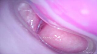 Camera in Twat cumming, cervix palpitating, orgasm contractions, gfe raw talk, bts - Masturbate with me Ep 1 Part 4