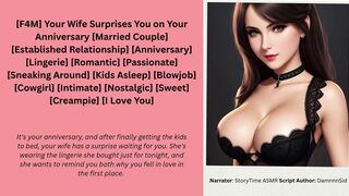 F4M "Your Wife Surprises YOU on Your Anniversary"