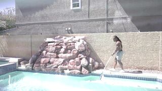 BBW Busty Bexx Fucks BBC Pool-boy